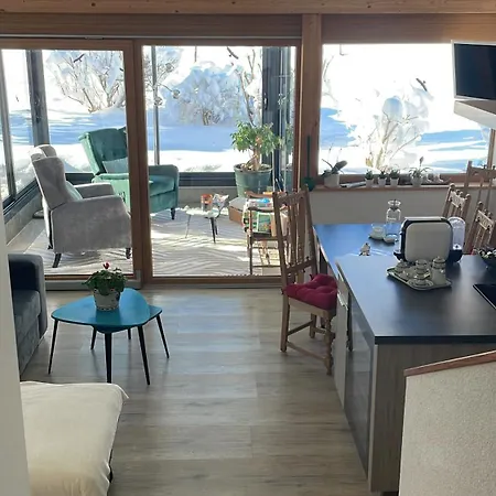Studio Dans Un Chalet Avec Jardin Privatif Leysin Exterior foto
