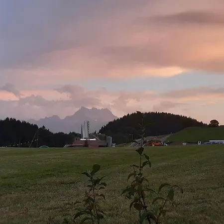 Studio Dans Un Chalet Avec Jardin Privatif Leysin Exterior foto