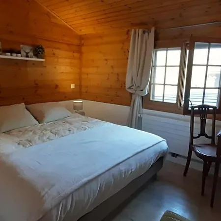 Studio Dans Un Chalet Avec Jardin Privatif Leysin Exterior foto